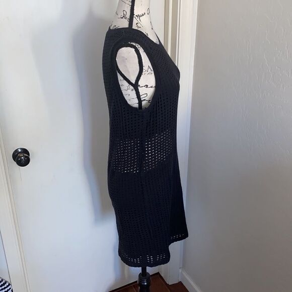 Fabletics Black Bryce Mesh Dress Athletic Casual Athleisure Sporty Modern - Picture 5 of 10
